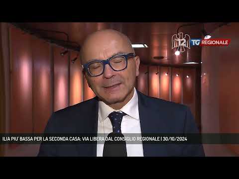 ILIA PIU' BASSA PER LA SECONDA CASA: VIA LIBERA DAL CONSIGLIO REGIONALE | 30/10/2024