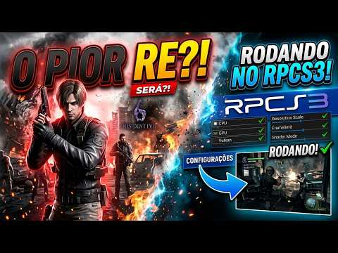 How to CONFIGURE the WORST Resident Evil?! Resident Evil 6 on RPCS3 in 2026