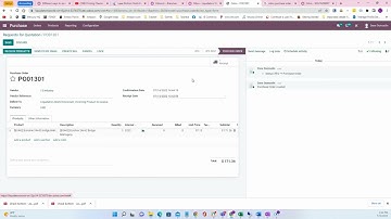 Odoo - Create PO / Receipt products