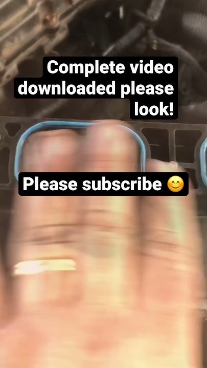 Po326 trouble code fix - YouTube