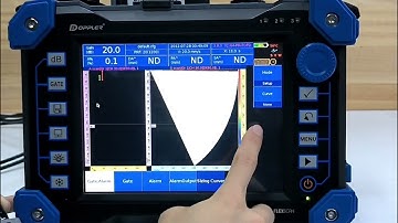 Doppler FLEXSCAN DLA Probe detection of stainless steel setting