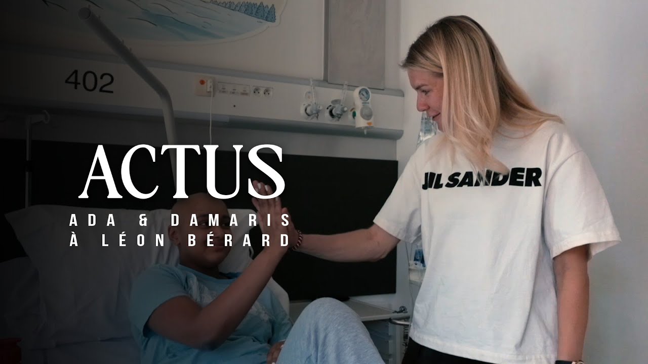 Ada Hegerberg & Damaris Egurrola au Centre Léon Bérard ❤️