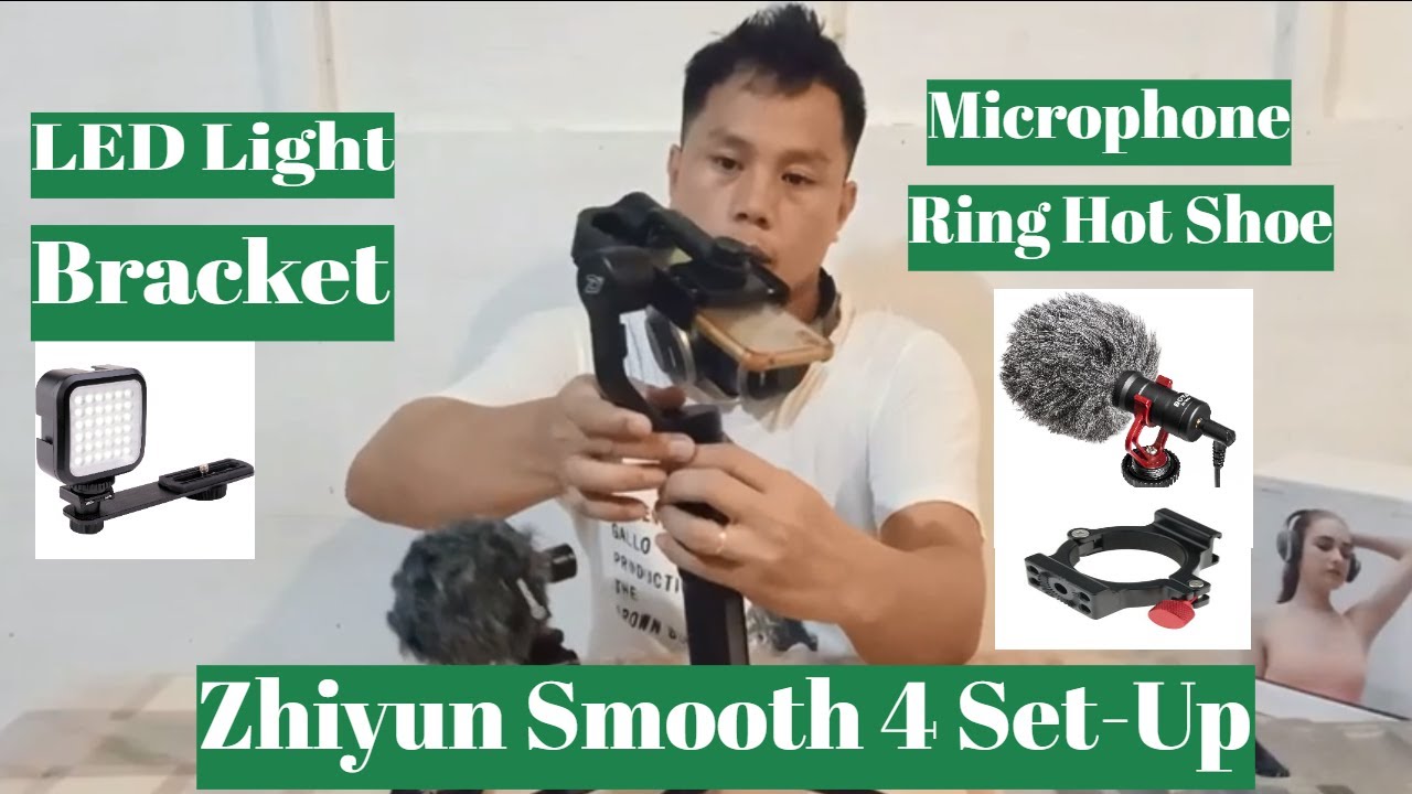 4-Ring V2 Cold Shoe 1/4 Adapter Ring Clamp with Cold Shoe Compatible for Zhiyun Smooth 4 Applied to Rode Microphone LED Light Anti-Scratch Video Light Filmmaker Monitor Vlogging 