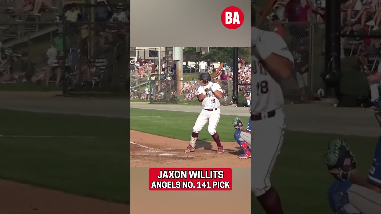 National champion SS Jaxon Willits is headed to the Angels at No. 141 overall.