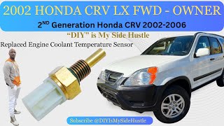 2nd Generation Honda CRV Replaced Engine Coolant Temperature Sensor