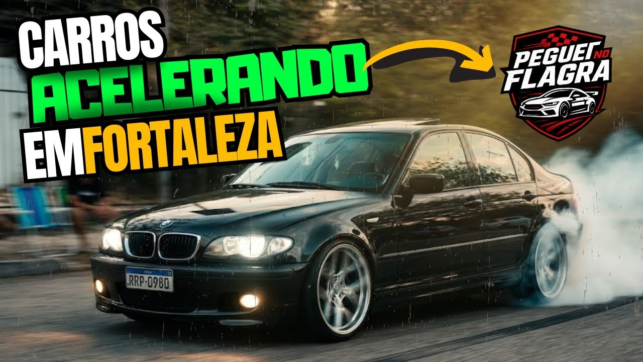 Carros acelerando em Fortaleza na 5º Edição do Peguei no Flagra - Vídeo 1/2