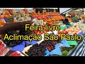 Feira livre Bairro Aclimação em São Paulo dia 24 de outubro de 2020