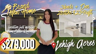 New Construction Home For Sale in Lehigh Acres FL | Under $280K