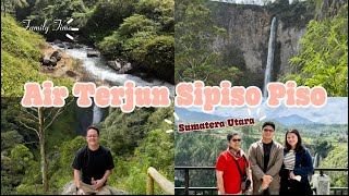 BAWA SUAMI BELANDA KE AIR TERJUN SIPISO PISO SUMATERA UTARA 