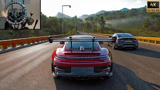 Porsche 911 GT3 RS Goliath Race Unbeatable - Forza Horizon 5 | Thrustmaster T300 screenshot 2