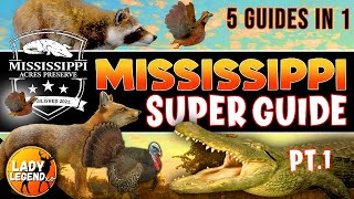 Mississippi SUPER GUIDE Pt.1:  Alligators, Grey Fox, Raccoons, Turkey & Quail - Call of the Wild