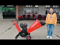KNDMAX new model GC6053-1wood chipper Explain