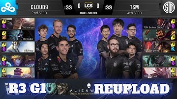 Cloud 9 vs TSM - Game 1 (reupload) | Round 3 Playoffs S10 LCS Summer 2020 | GG vs TSM G1