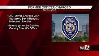 Former Greensboro police officer facing sex charges