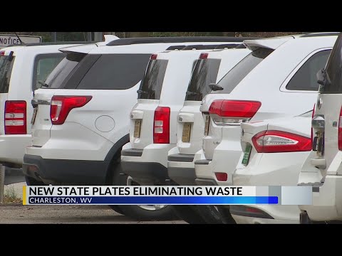 West Virginia State Vehicles get New License Plates