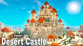 Minecraft: How to build a Desert Castle | Tutorial [part1]