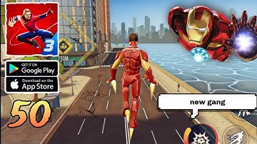 spider man fighter 3 video game Ironman Gameplay walkthrough gameplay ios Android part _50