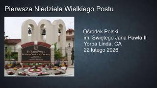 Pierwsza Niedziela Wielkiego Postu