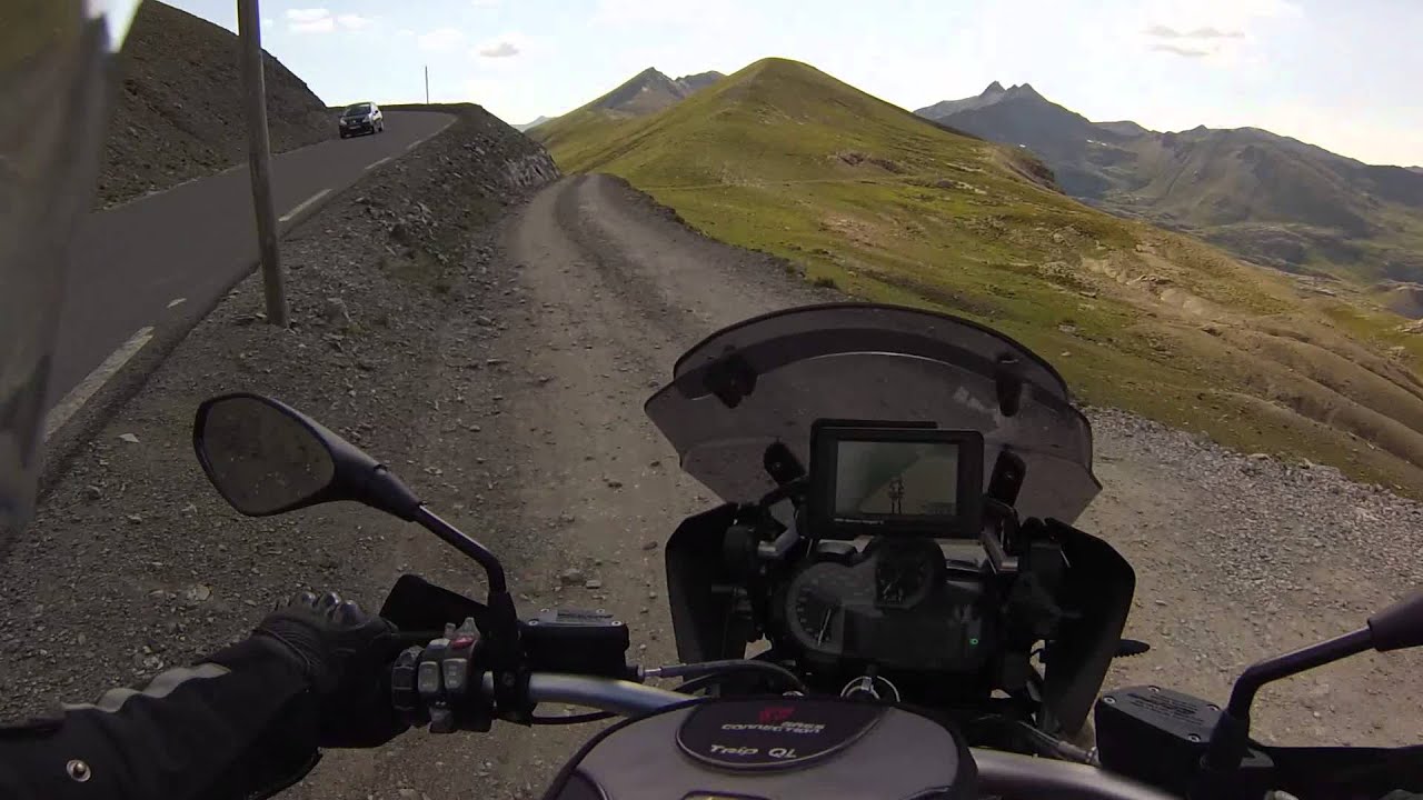 Test Gopro mit Akustikfell und am Col de la Bounette ist nun 50 Km/h