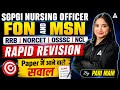 SGPGI Nursing Officer | FON & MSN Rapid Revision | Paper में आने वाले सवाल | By PARVEEN BANO