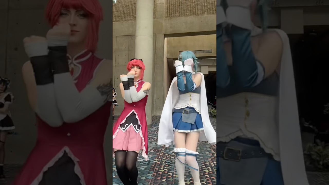 I LOVE GOODKID @m@mitsuritsucosplay #madokamagica #sayakamiki #kyokosakura #anime #animecosplay