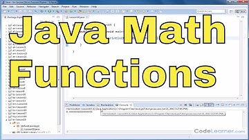 Java Tutorial - 19 - Sin, Cos, and Tangent (Math Functions)