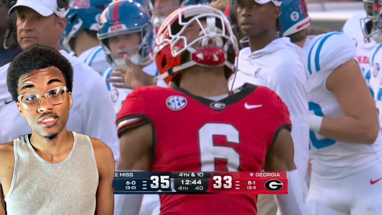 GEORGIA FAN REACTS TO Ole Miss Rebels vs Georgia Bulldogs Highlights ...
