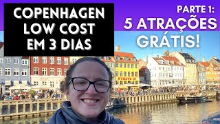 COPENHAGEN, Dinamarca – Roteiro de 3 DIAS só com TURISMO GRÁTIS (exceto 1 passeio) PARTE 1 [4K]