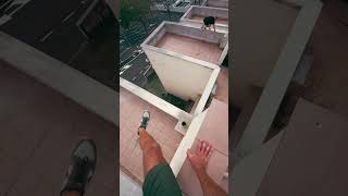 Mirrors Edge living in a simulation 👣 #parkour #freerunning #pov #tenerife #risk