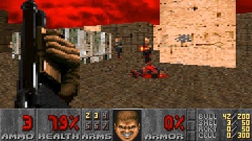 GBA PrBoom Testing: TNT.WAD MAP31 - Pharaoh