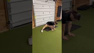 Dynamic Single Leg Frog Stretch