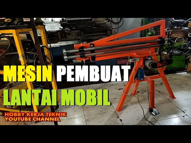 Mesin untuk Membuat Profil Plat Lantai Mobil - Bead Roller Indonesia class=