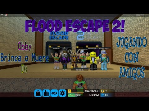 Flood Escape 2 El Mas Pro En Los Obbys De Roblox Hideki - roblox one of the best obby games flood escape 2 default pro servers