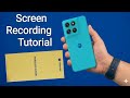 Motorola G37 Power - Record screen tutorial