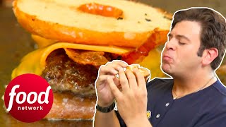 Adam Tries A Burger With Glazed Donut Buns! | Man V Food: The Carnivore Chronicles