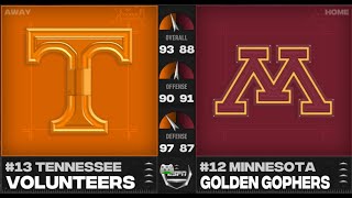 SFA Season 19 Citrus Bowl: #13 Tennessee vs #12 Minnesota Highlights