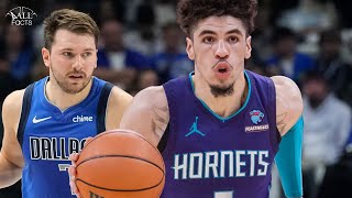 LAMELO CATCHES FIRE VS LUKA 🔥 (Hornets VS Mavericks)