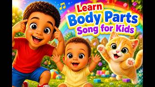 Learn Body Parts Song for Kids | Head Shoulders Knees and Toes