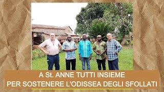 A SAINTE ANNE tutti insieme per sostenere l'odissea degli sfollati.