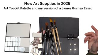 New Art Supplies in 2025 | Art Toolkit Portfolio & My Version of a James Gurney Easel