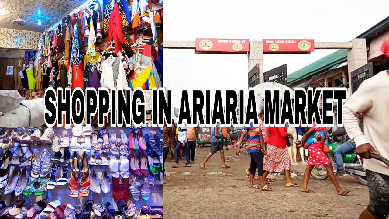 Shopping in Ariaria market when it rains | Biggest market in Eastern Nigeria