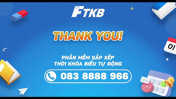 FTKB Hướng dẫn thêm ràng buộc tối ưu tiết dạy của giáo viên trong ngày