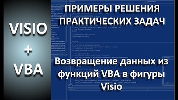 VISIO+VBA | Возвращение значений из функций VBA в фигуры Visio
