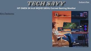 HP OMEN 34c G2 Review | 34” Curved Ultra-Wide 180Hz Gaming Monitor (WQHD HDR400)