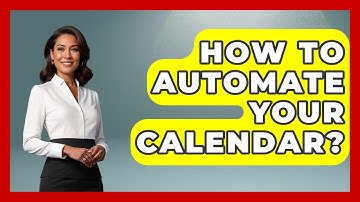 How To Automate Your Calendar? - The Personal Growth Path