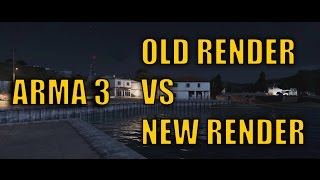 Arma 3 - old render vs new render (Dev. Build VISUAL UPDATE)