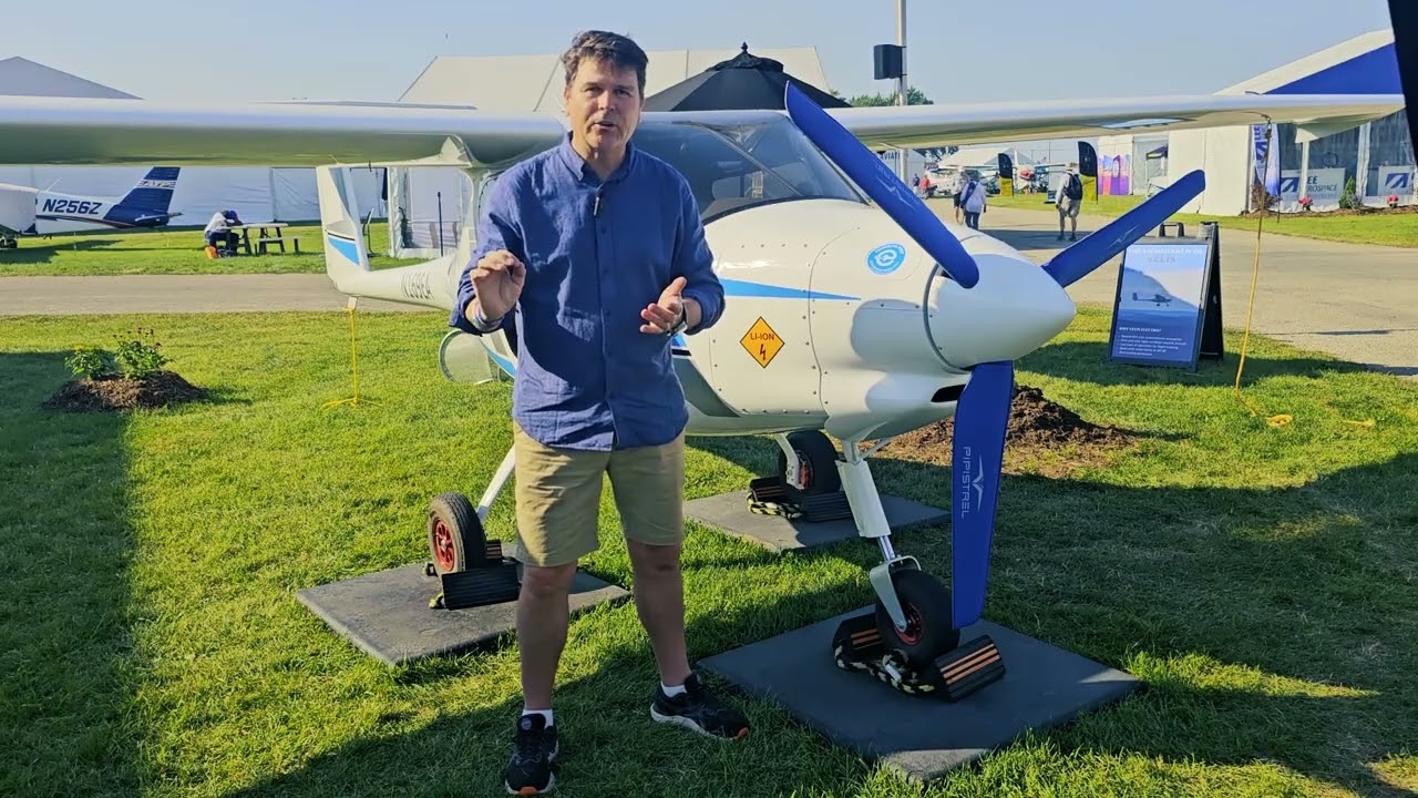 Pipistrel Electric Plane with Mark Becker @ Oshkosh Airventure 2024