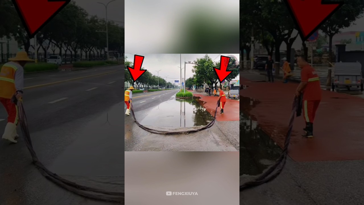 Cara Unik mengatasi Genangan Air 🚰