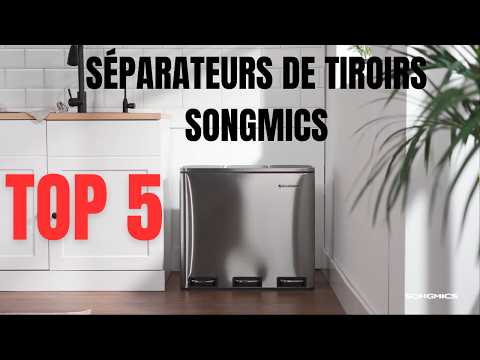 Top 5 des meilleures poubelles de cuisine SONGMICS : Élégance et praticité en un clic !