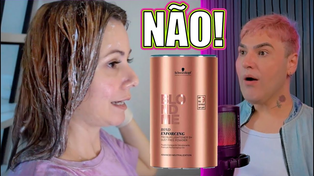 DESCOLORINDO CABELO COM 15 ANOS DE PRETO AZULADO | NÃO PASSOU NO TESTE DE MECHA NO SALÃO 😱🔥